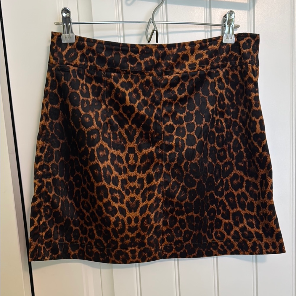 Leopard Print Skirt